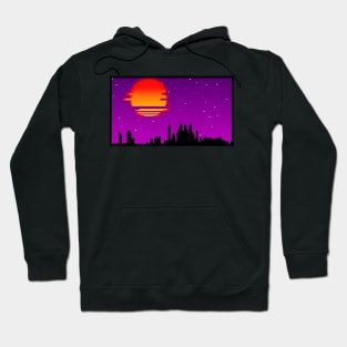 Synthwave Retro City Hoodie